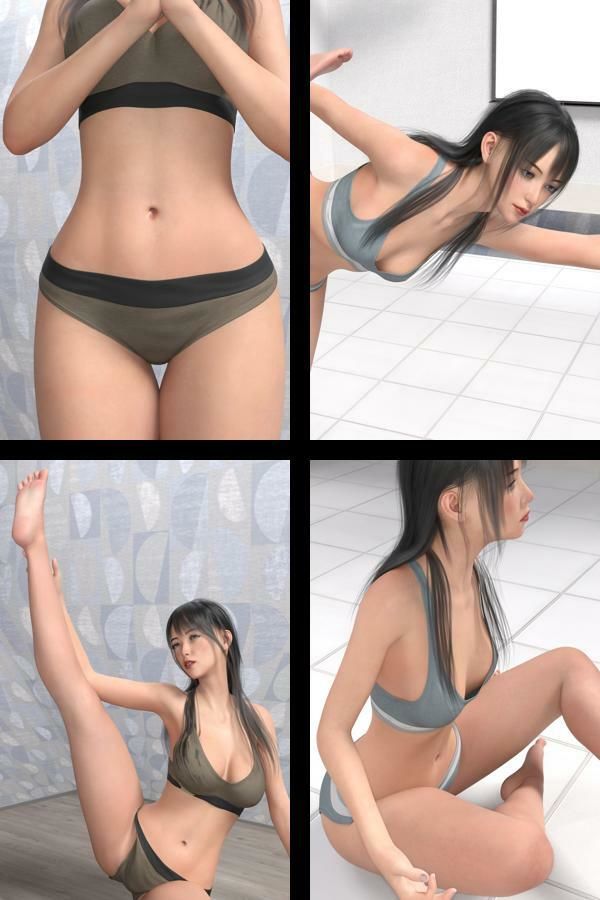 【Oyst200】★cmp2024-1二階堂沙耶のプライベートヨガ写真集01 サンプル2ページ目