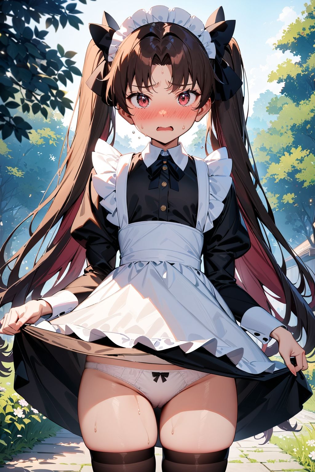 AIイラスト集 遠坂凛＃1 サンプル1ページ目