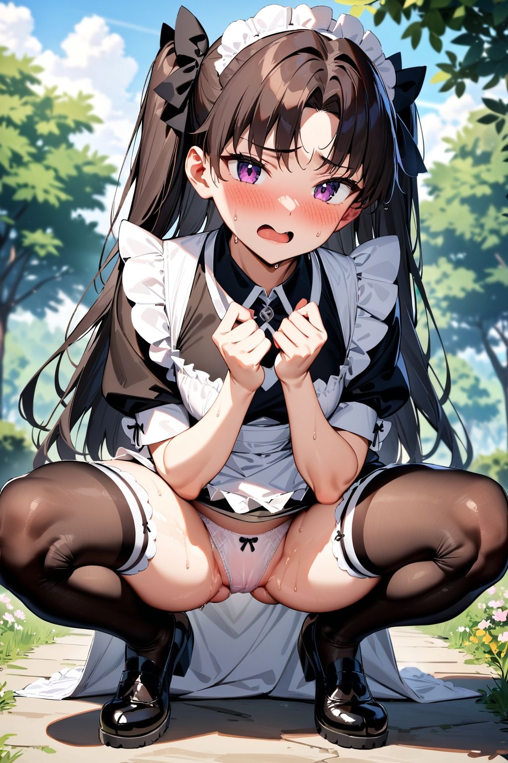 AIイラスト集 遠坂凛＃1 サンプル4ページ目