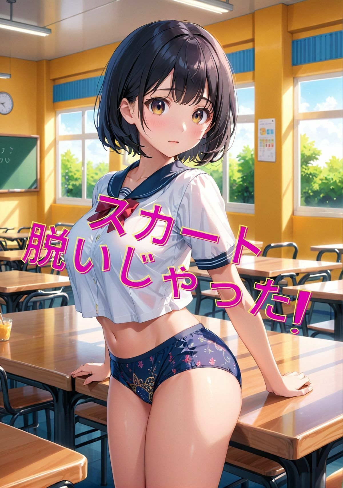 放課後の女子校生 サンプル2ページ目