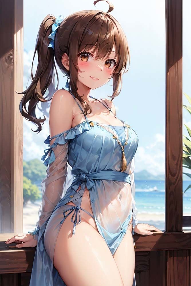 夏の衣装プロンプトとAI術師のご紹介 サンプル6ページ目