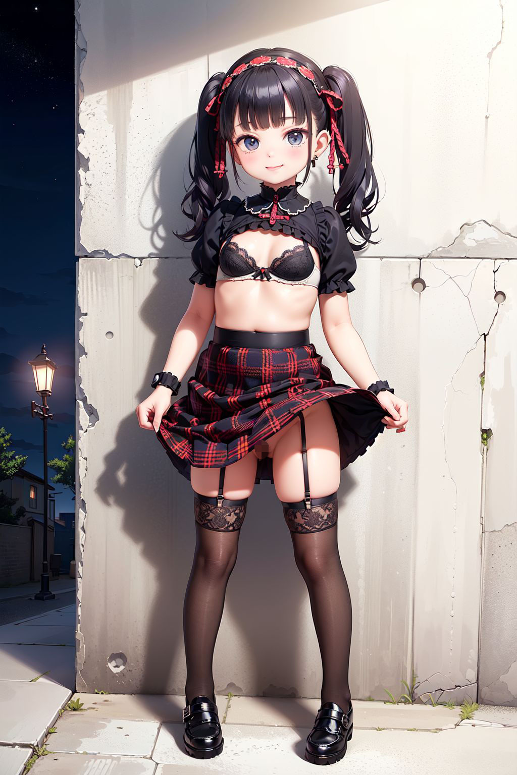 ゴスロリ娘のおっぱいとおまんこ 「もしよかったら視姦、させてもらってイイですか？」 サンプル2ページ目