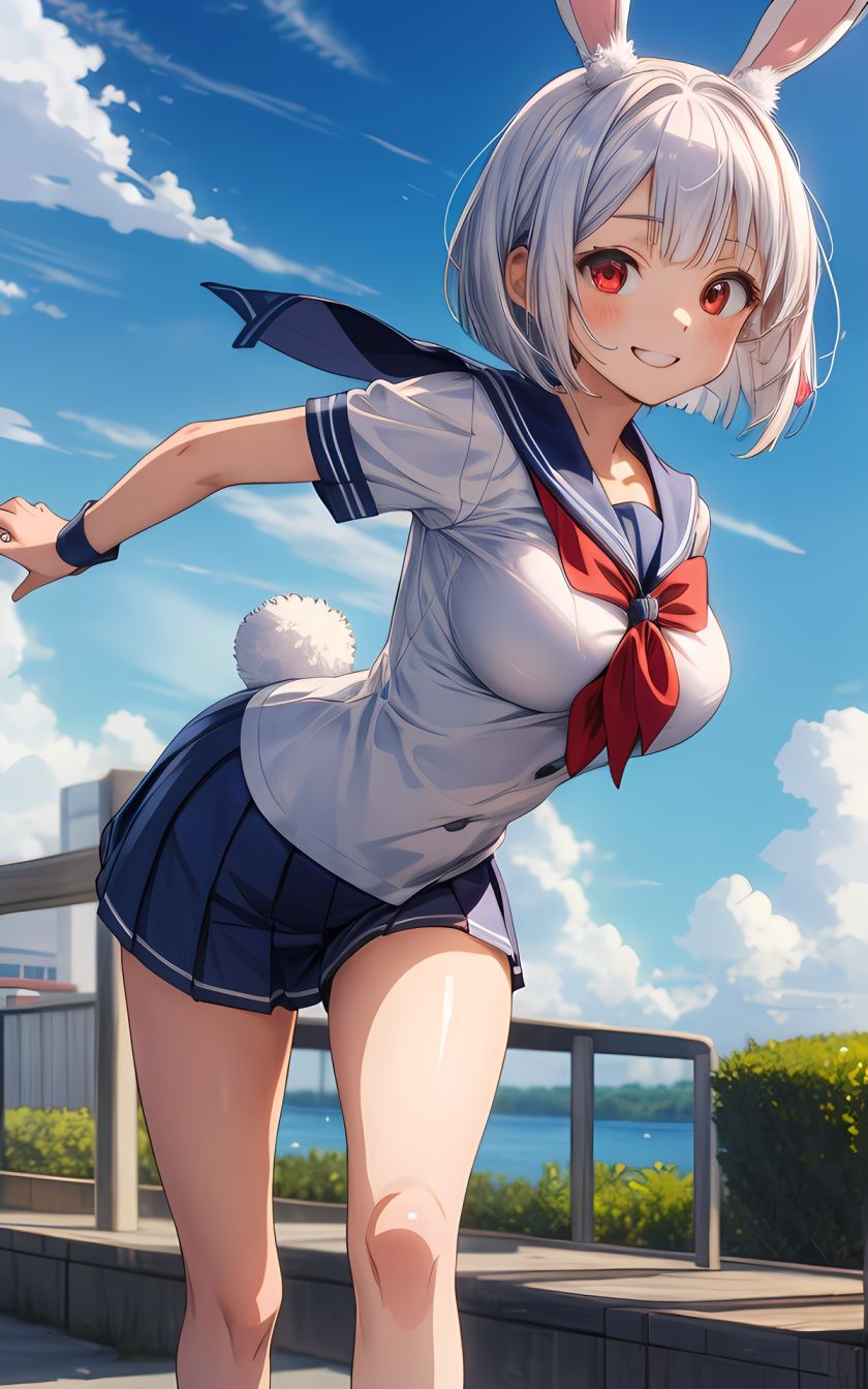 ウサ耳JKはとっても中出し大好き サンプル5ページ目