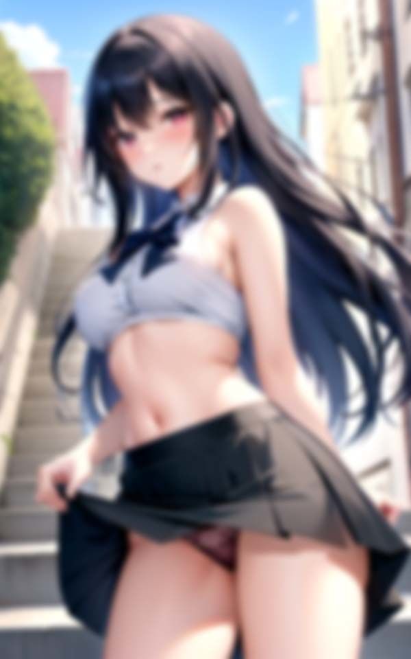 露出美女見つけました サンプル2ページ目
