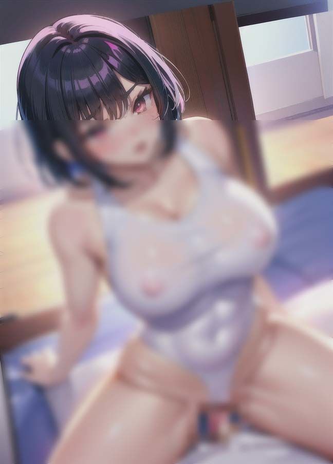 スク水騎乗位’変態美女が大暴れ。あなたの上で...’ サンプル6ページ目