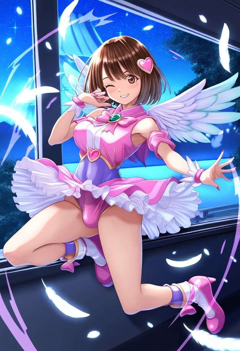 【変身ヒロイン】ふたなり魔法少女がアヘ顔で悪堕ち！（500枚） サンプル2ページ目