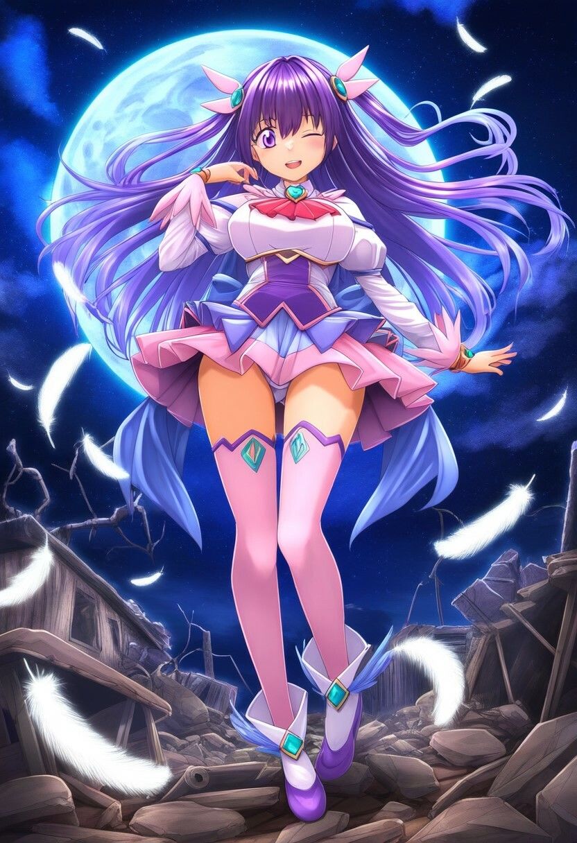 【変身ヒロイン】ふたなり魔法少女がアヘ顔で悪堕ち！（500枚） サンプル8ページ目