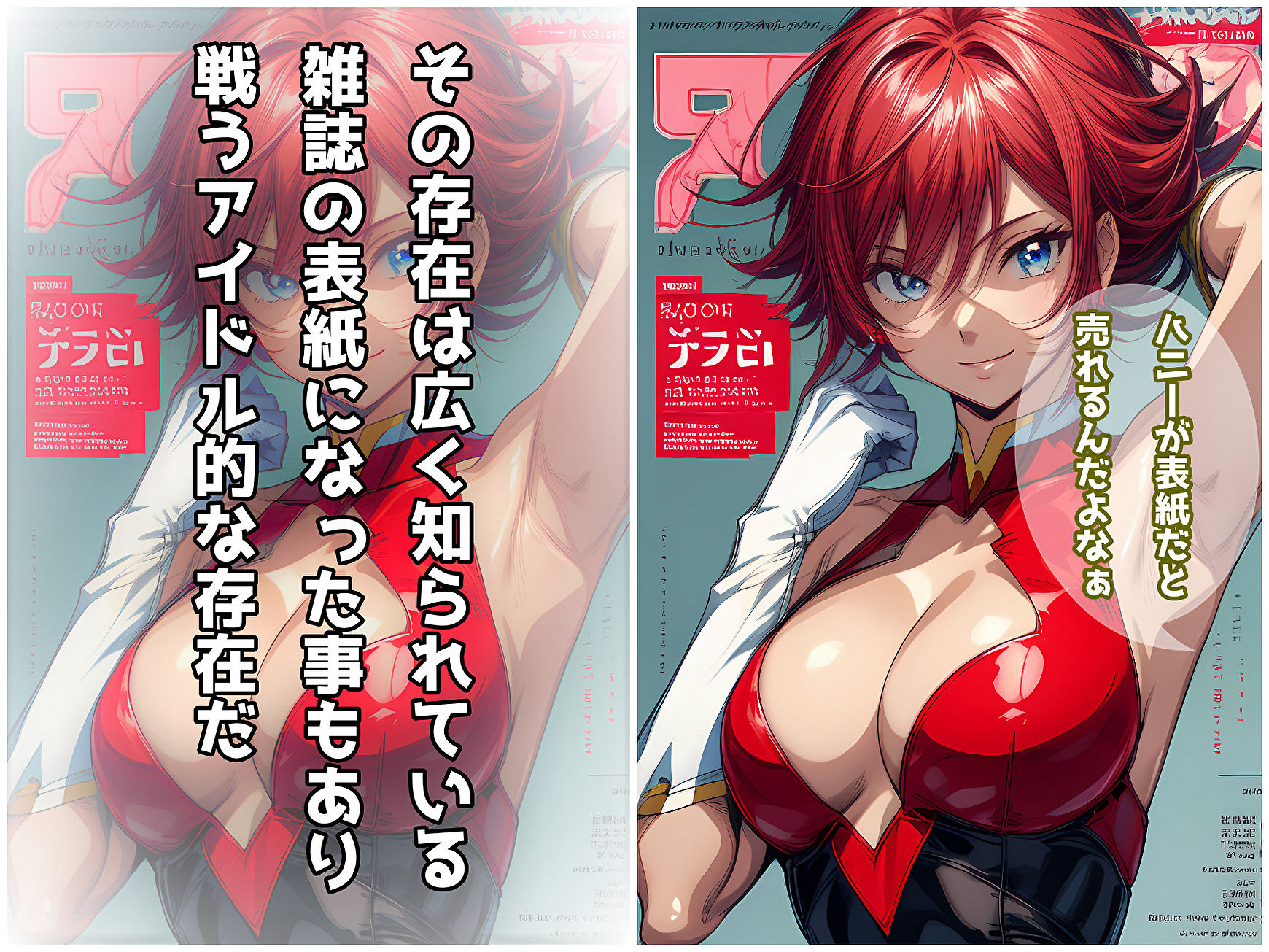 キューテ〇ーハニー純愛×敗北×闇落ち サンプル2ページ目