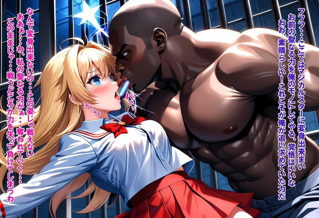敵と戦いピンチになる魔法少女 Vol2 サンプル1ページ目