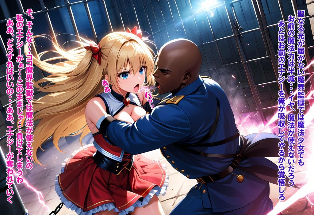 敵と戦いピンチになる魔法少女 Vol2 サンプル2ページ目