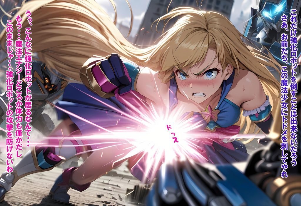 敵と戦いピンチになる魔法少女 Vol2 サンプル3ページ目