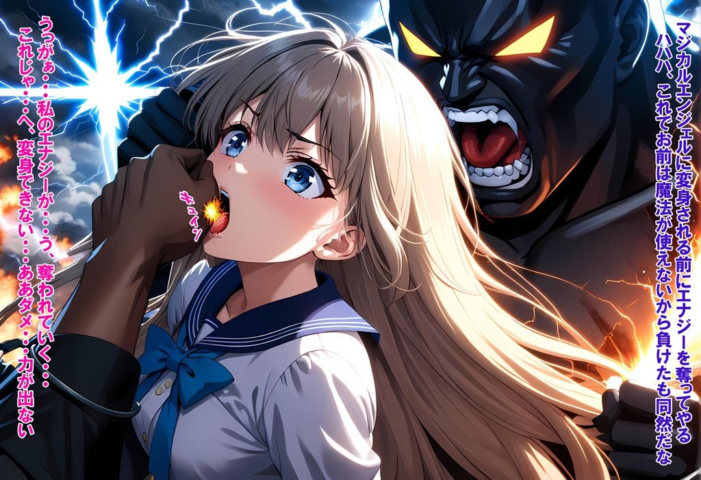 敵と戦いピンチになる魔法少女 Vol2 サンプル4ページ目