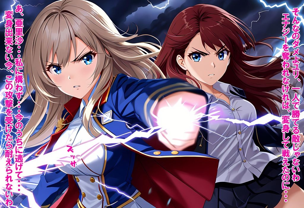 敵と戦いピンチになる魔法少女 Vol2 サンプル9ページ目