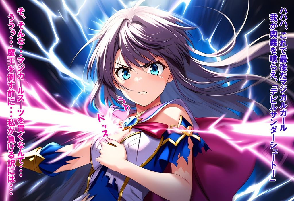 敵と戦いピンチになる魔法少女 Vol2 サンプル10ページ目
