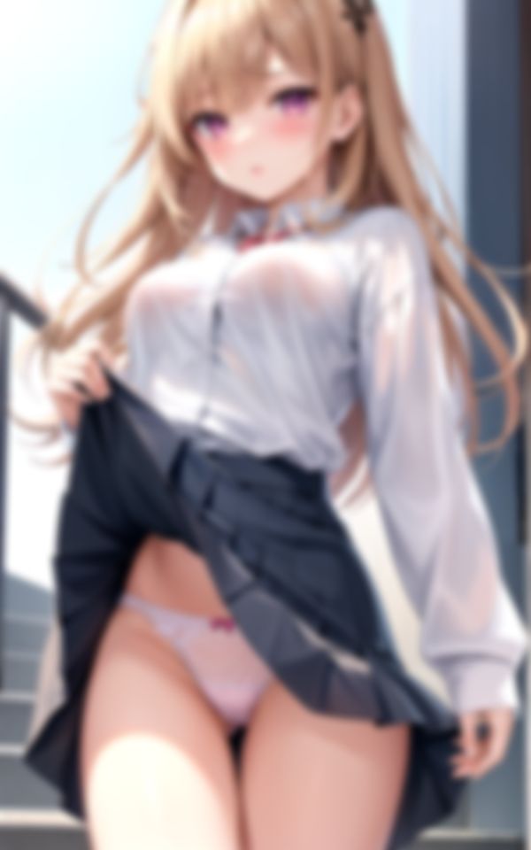 僕にだけ露出してくる痴女 サンプル1ページ目