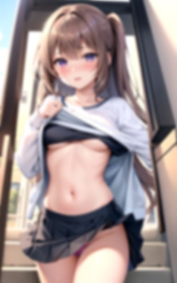 僕にだけ露出してくる痴女 サンプル8ページ目