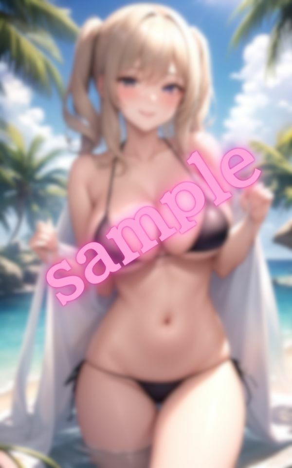 ポロリしたらごめんなさい・・ギャルの巨乳ビキニ厳選画像集 サンプル4ページ目