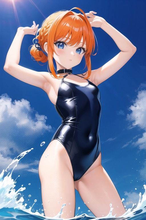 虹かけ誌 ガールズ＆パンツァー イラスト集13 単独での攻撃力向上を画策するオレンジペコ サンプル3ページ目