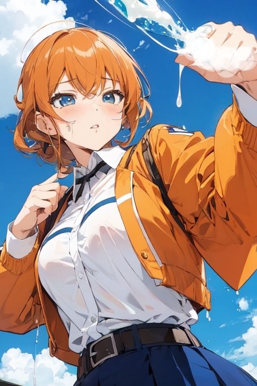 虹かけ誌 ガールズ＆パンツァー イラスト集13 単独での攻撃力向上を画策するオレンジペコ サンプル4ページ目