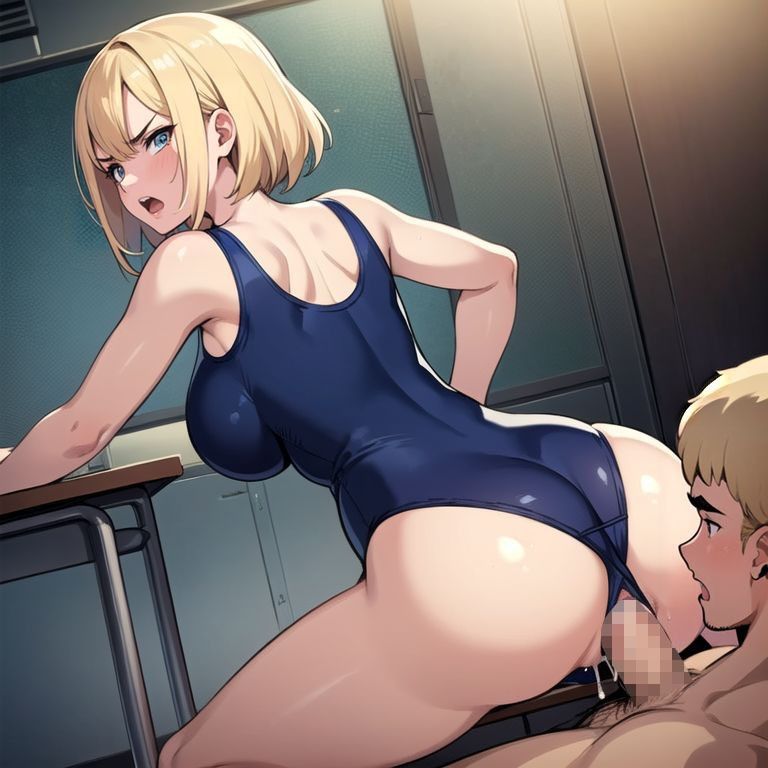 スク水エッチ〜美少女達がスクール水着姿でセックス！ サンプル9ページ目