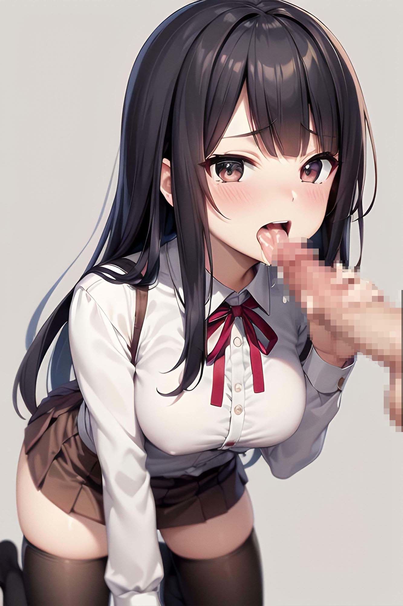 優等生の黒髪清楚美少女を快楽に何度も堕とし変態痴女へと変貌する サンプル7ページ目