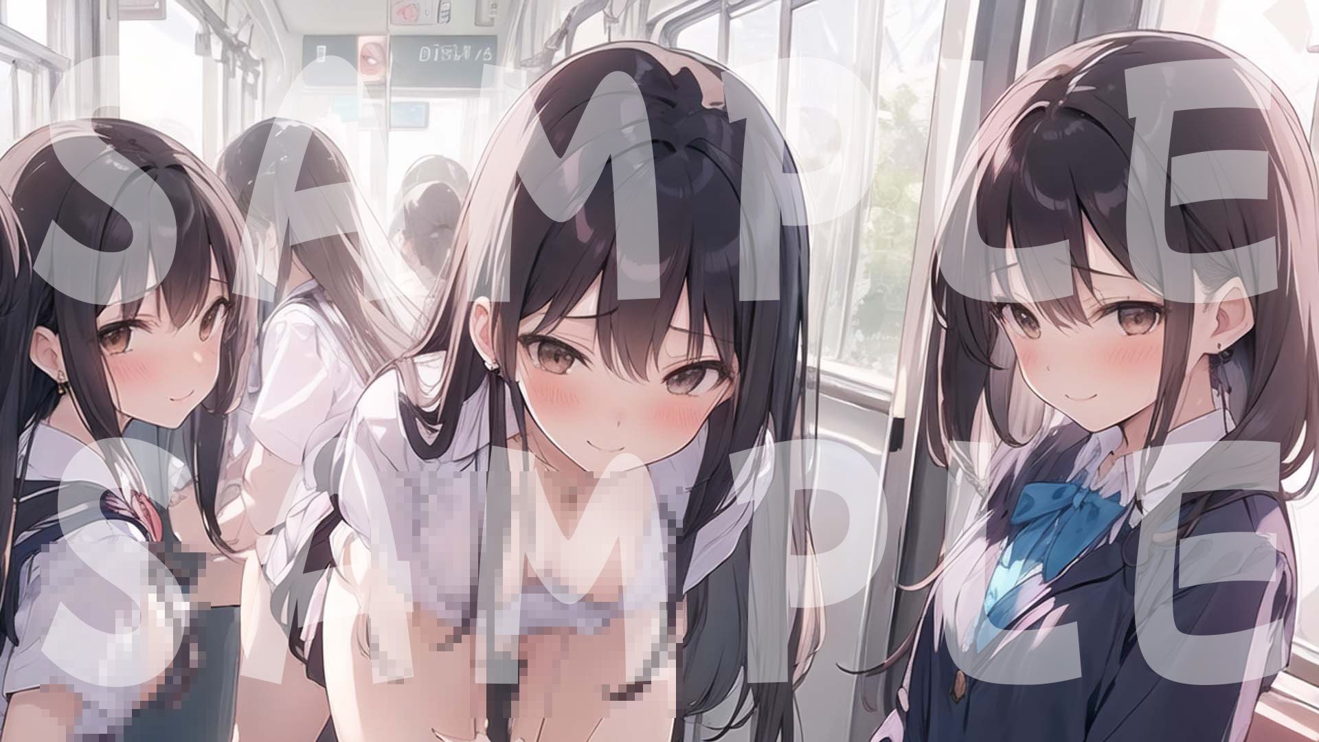 秘密の制服電車 「あのぉ 次は 私も、いいですか？」vol.1 サンプル2ページ目