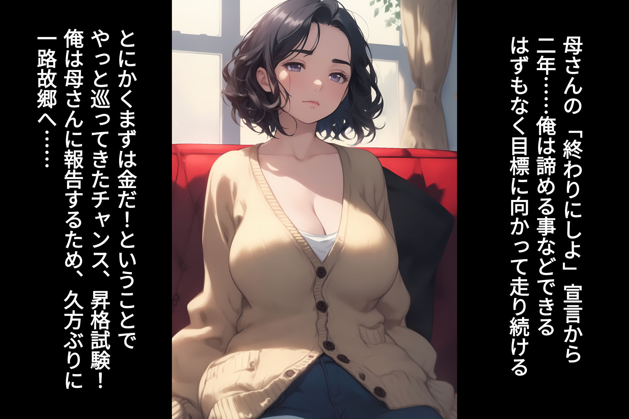 母さんを俺の妻にするために全力で孕ませてみた サンプル1ページ目