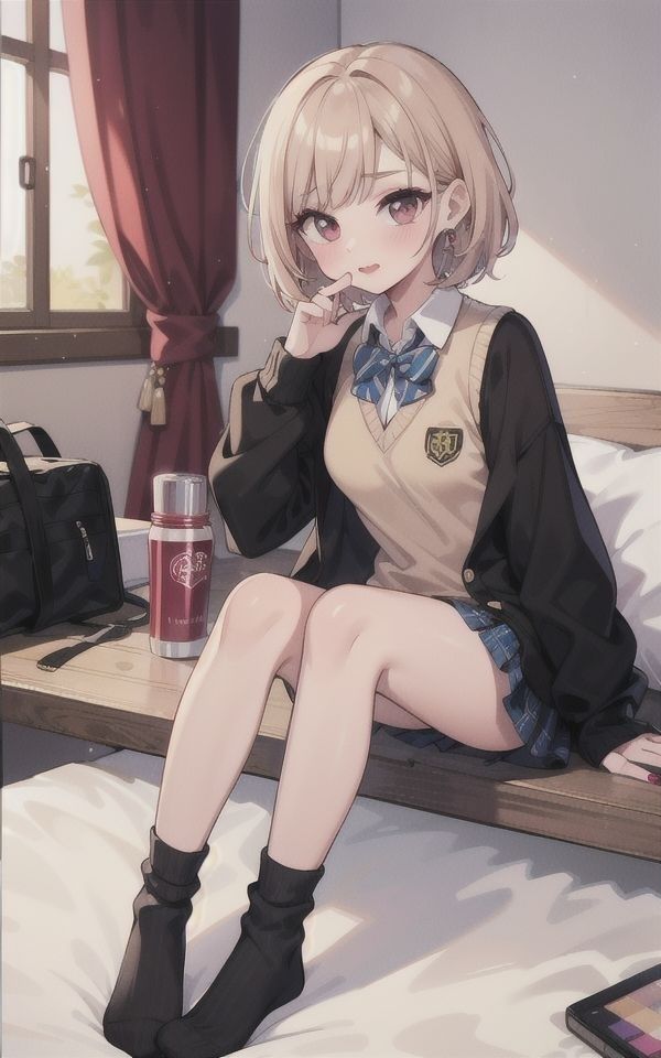 女子校生のお家で放課後レッスン！ サンプル1ページ目