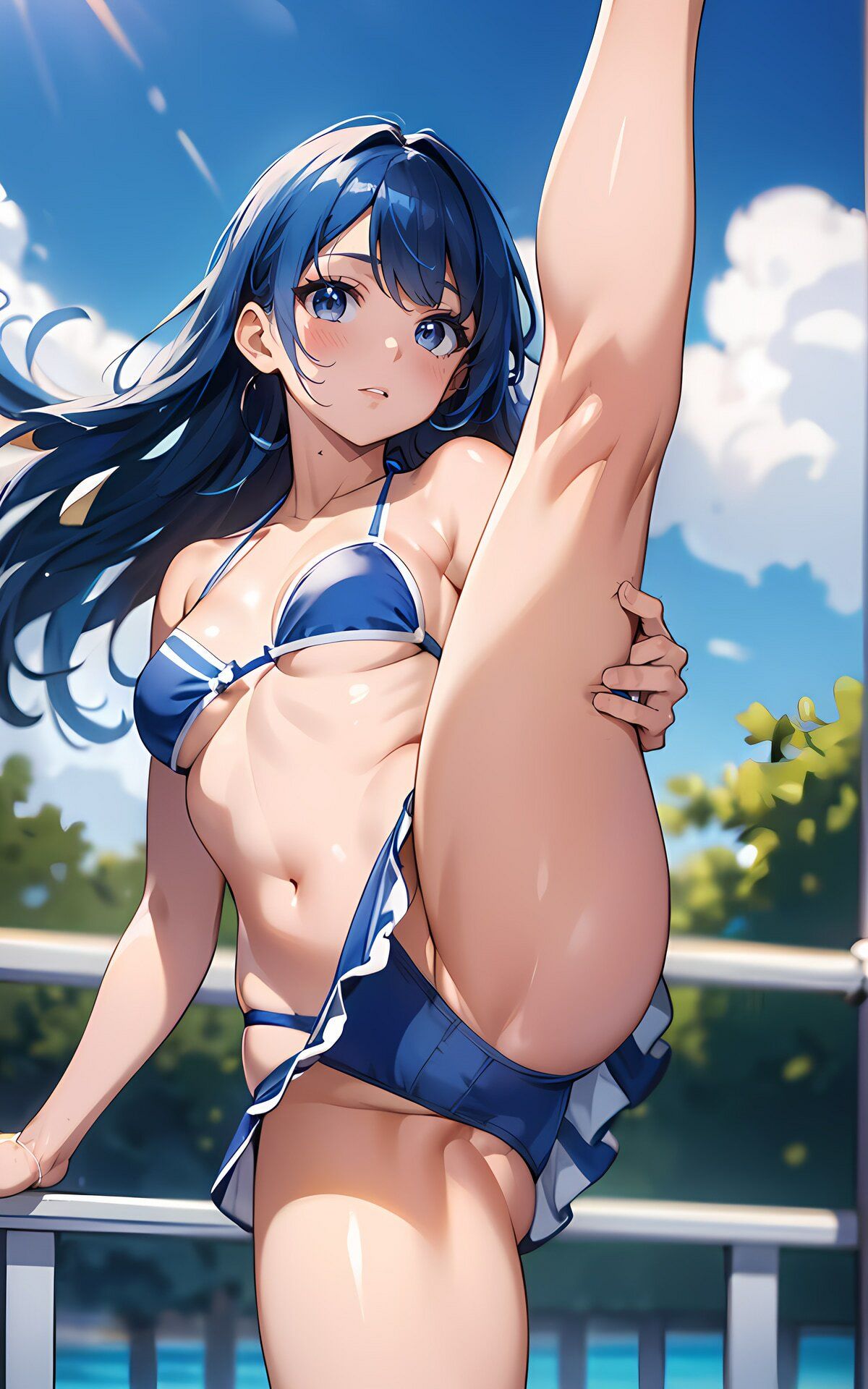 色々な服でハイキックパンチラ03 サンプル7ページ目