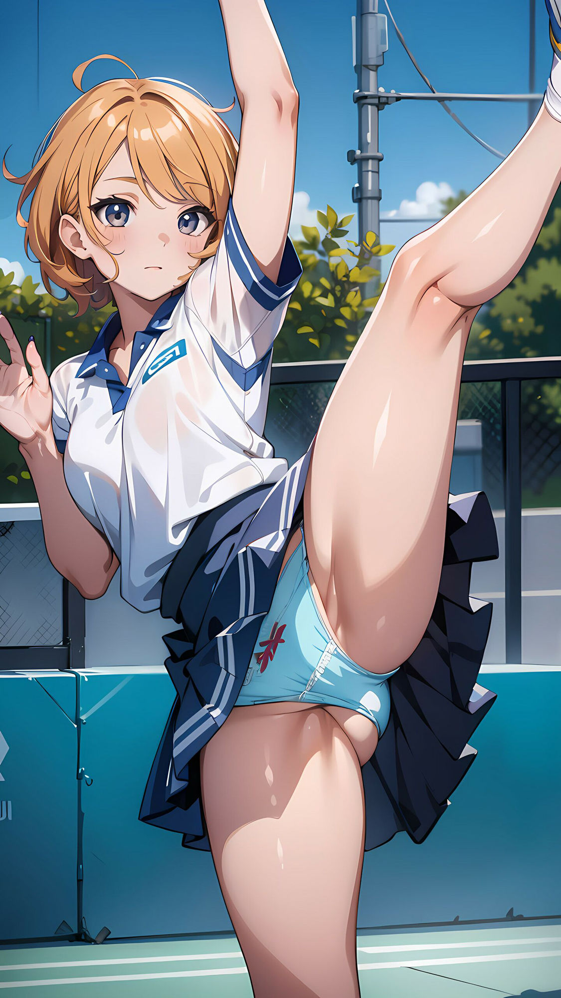 色々な服でハイキックパンチラ03 サンプル10ページ目