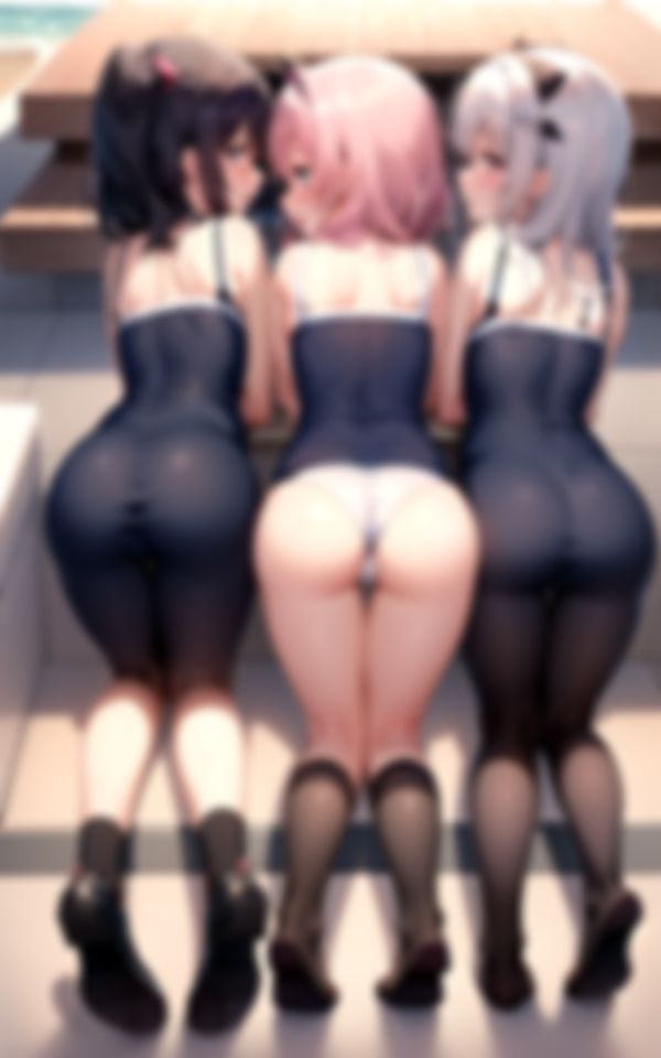 水着ハーレム サンプル3ページ目