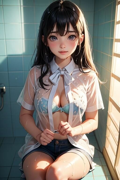 夏だ！海だ！プールだ！水辺の透けブラ女子 サンプル4ページ目