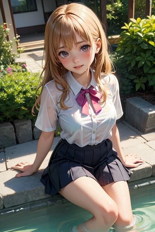 夏だ！海だ！プールだ！水辺の透けブラ女子 サンプル7ページ目