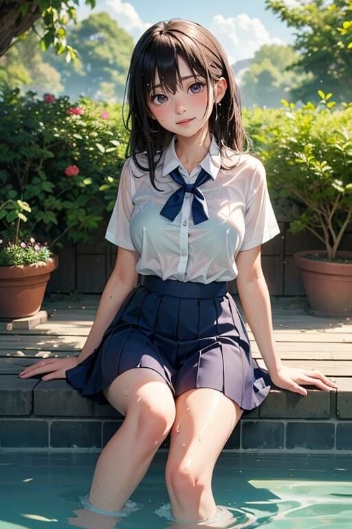 夏だ！海だ！プールだ！水辺の透けブラ女子 サンプル9ページ目