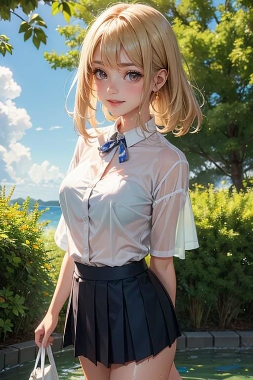 夏だ！海だ！プールだ！水辺の透けブラ女子 サンプル10ページ目