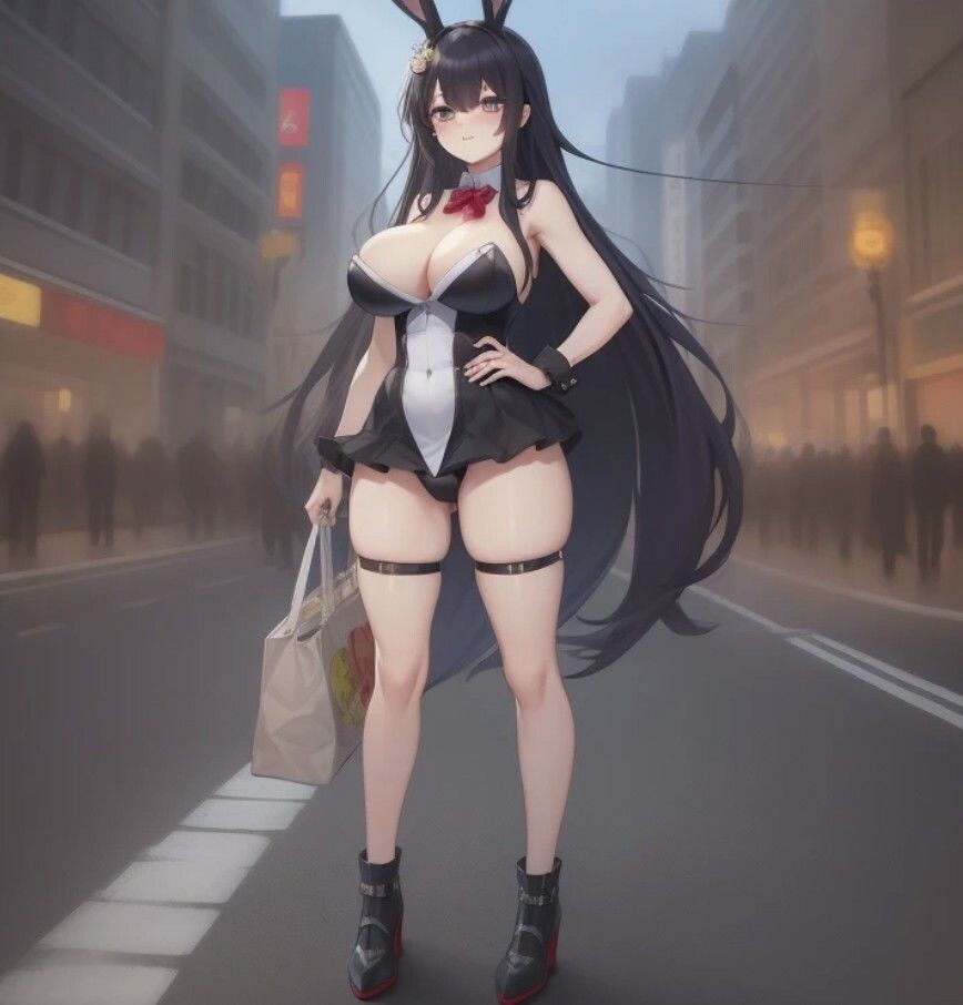 顔よりおっぱいより お尻だ 〜街のムチムチバニーガールに お尻を撮らせてもらいました〜 サンプル1ページ目