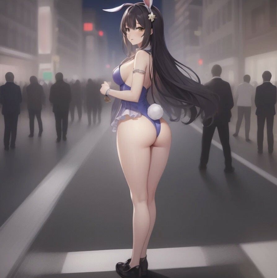顔よりおっぱいより お尻だ 〜街のムチムチバニーガールに お尻を撮らせてもらいました〜 サンプル3ページ目