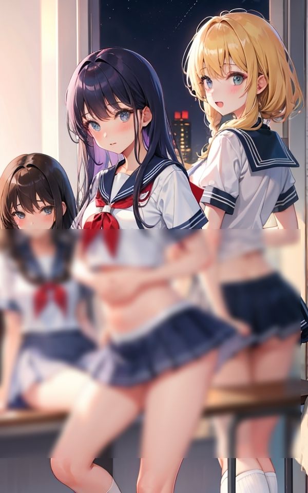 女子校の中の日常 〜無防備女子の集い〜 サンプル1ページ目