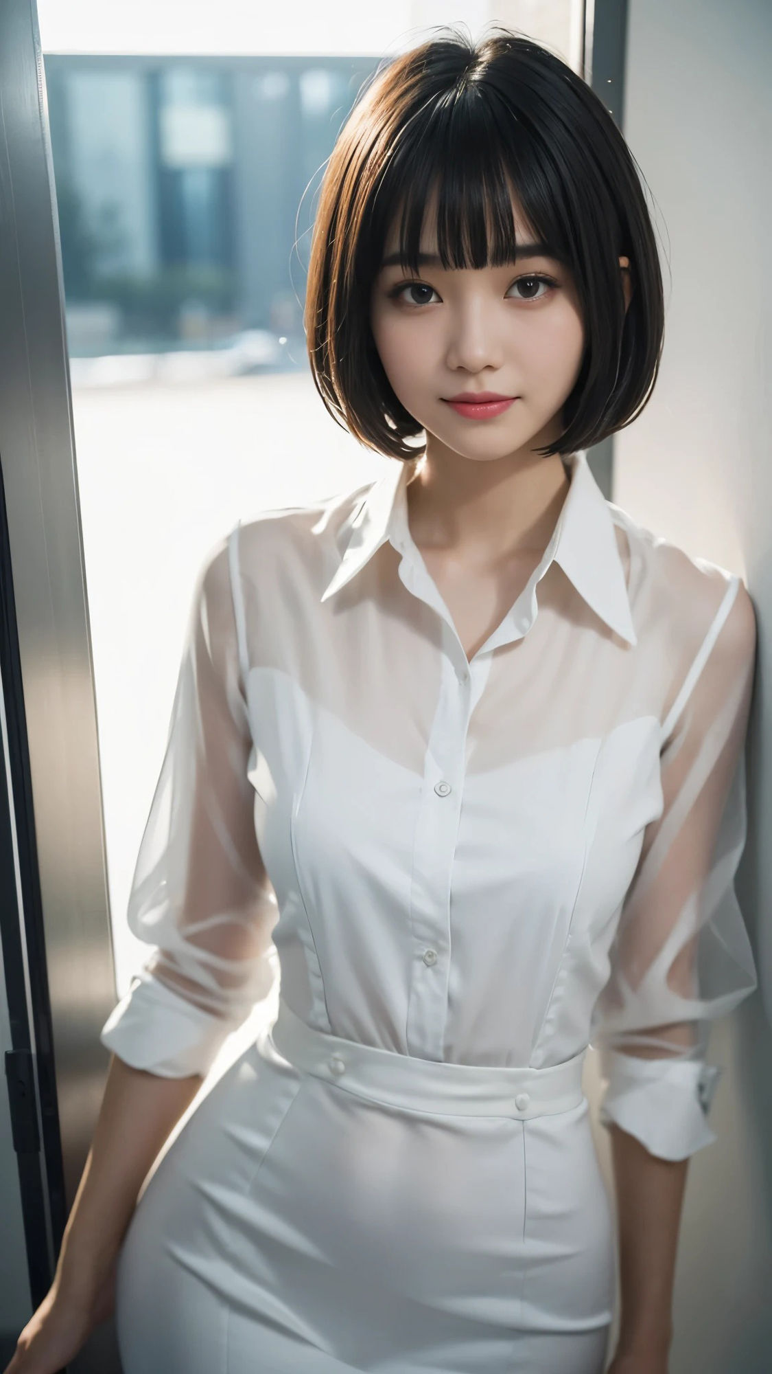 いつも白いワンピースの女性【エマ】の大人向け写真集 サンプル3ページ目