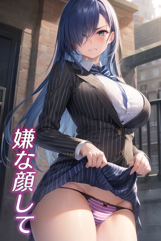 嫌な顔でスカートたくし上げてパンツ見せる娘〜女教師編〜 サンプル2ページ目