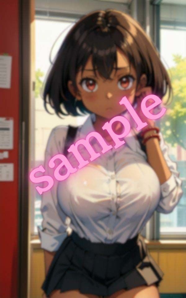 ノーブラで誘惑してくる巨乳美女少女 サンプル1ページ目