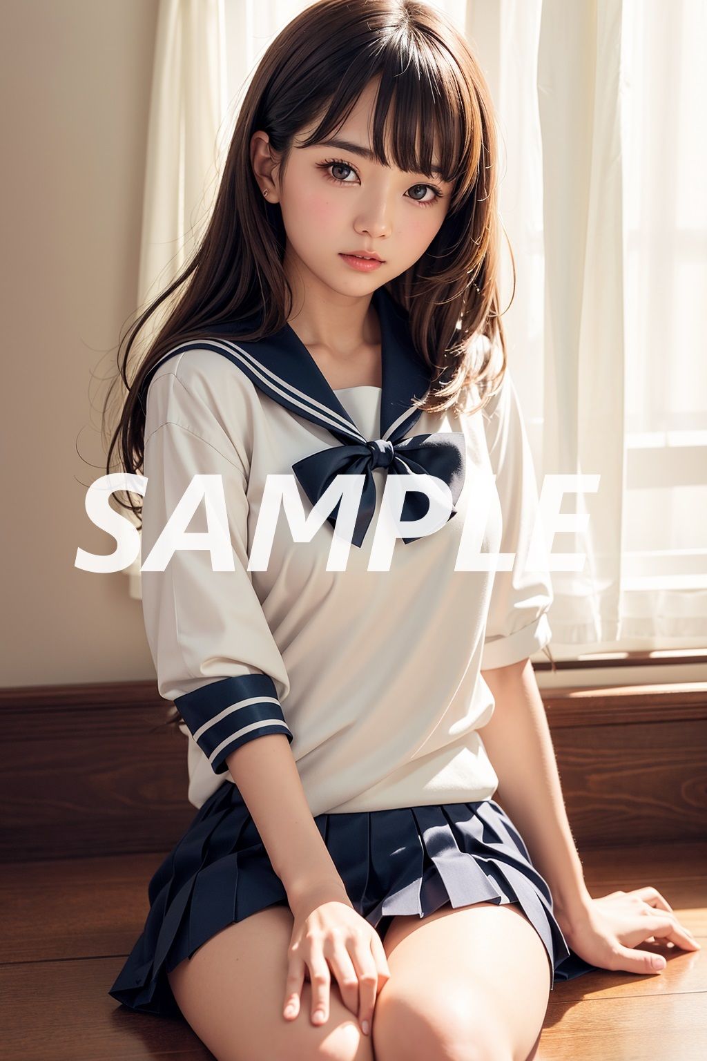 女子校生★秘密の午後 ロングヘア編 サンプル2ページ目