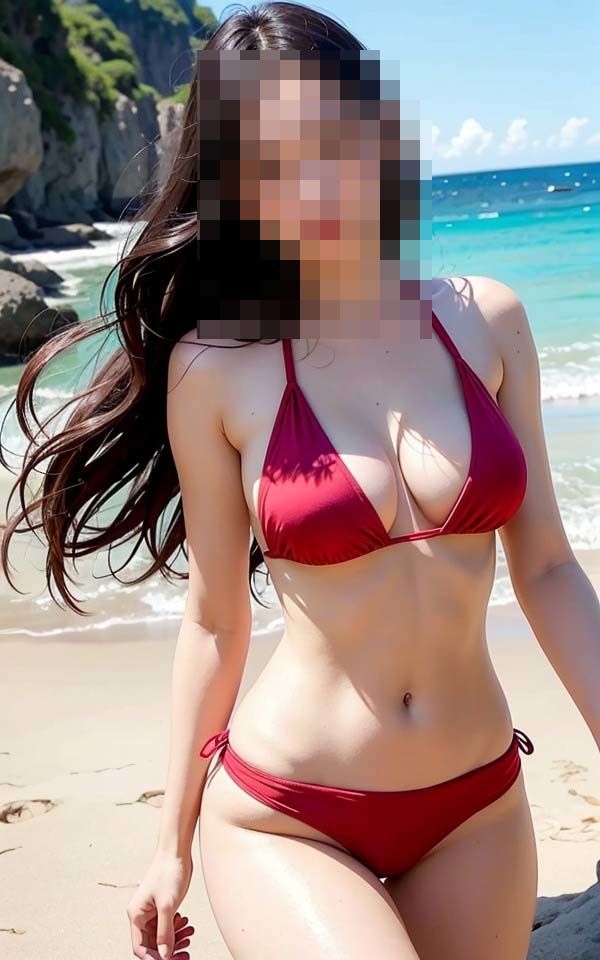 職場の同僚と海に行ったけど普段と違うギャップが見れた サンプル2ページ目