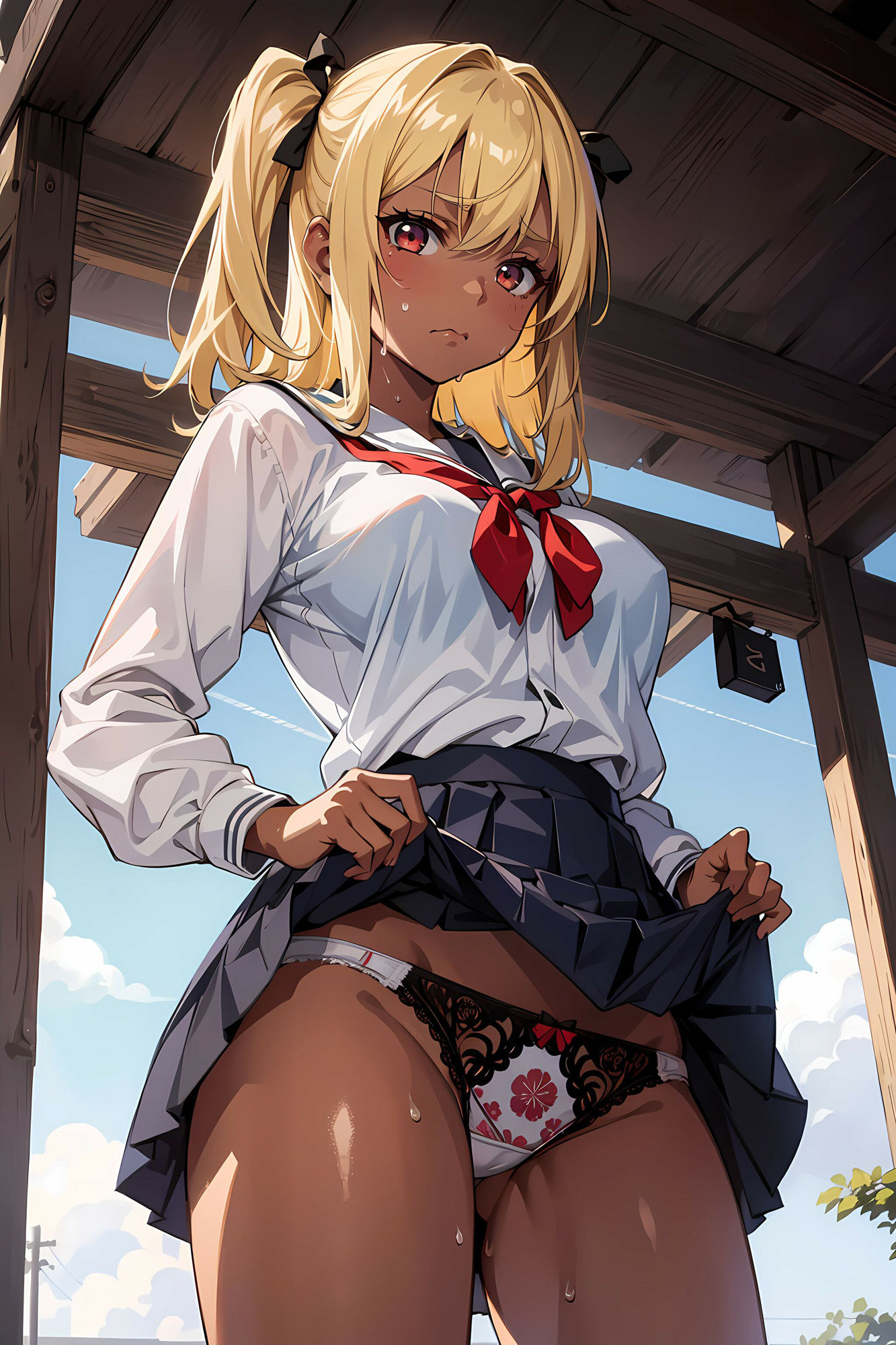 陰キャに厳しい爆乳ギャルをメイドに雇ってみた サンプル4ページ目