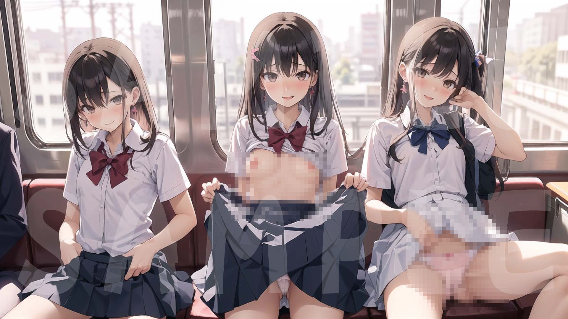 秘密の制服電車 「あのぉ 次は 私も、いいですか？」vol.3 サンプル7ページ目
