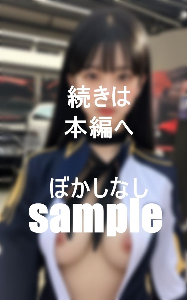 美人のキャンギャルお姉ちゃんにひと肌脱いでもらいました。 サンプル4ページ目