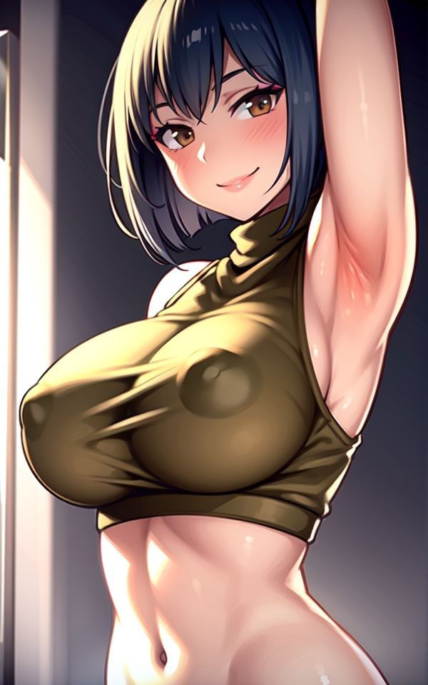 ノースリーブ爆乳が乱れる大性交 サンプル1ページ目