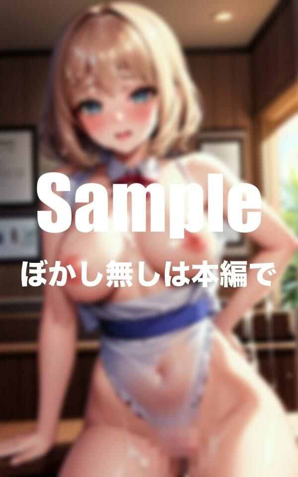 ぶっかけ自由のウェイトレス サンプル1ページ目