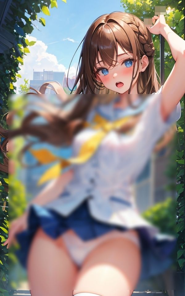 風チラのお時間 〜もしかして見えちゃった？〜 サンプル2ページ目