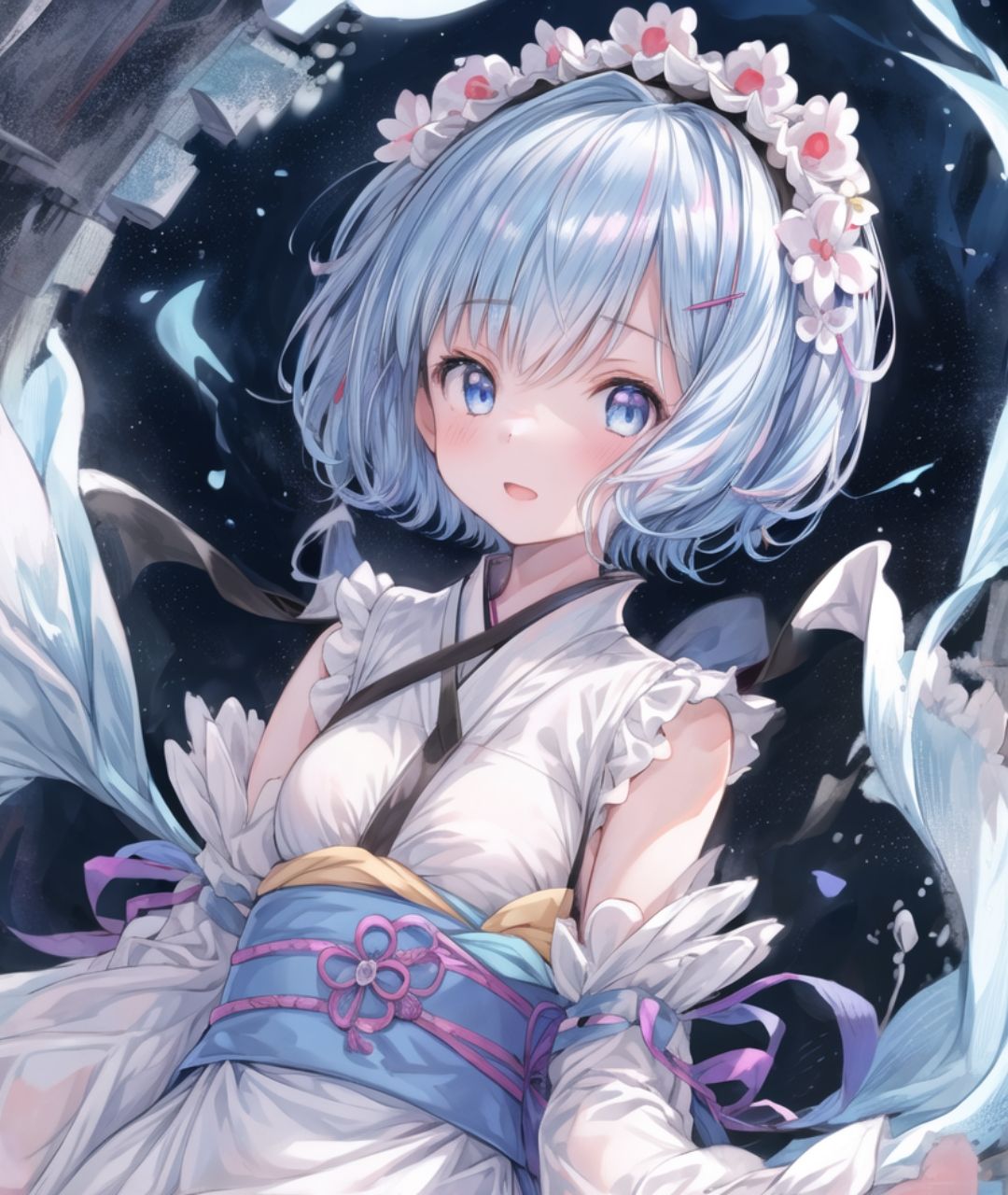 美少女たちのひととき・レ〇（リゼロ） サンプル7ページ目
